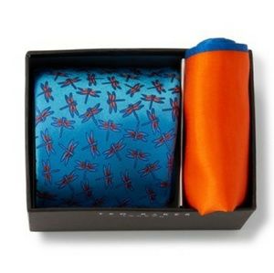 Ted Baker London Scatted Dragonflies Silk Tie Set